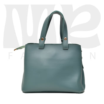 Stylish Shoulder Cary  handbag 3 pocket Light green