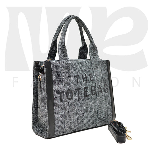 Jute Tote Bag ( Gray )