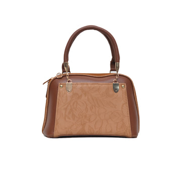 D Shape Shoulder Bag Brown