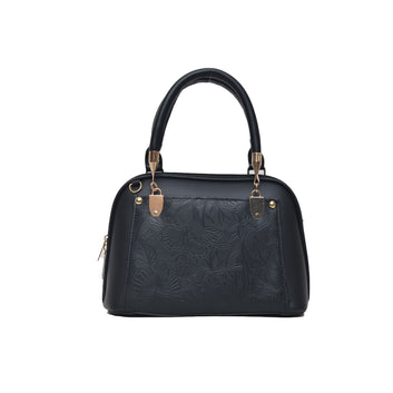 D Shape Shoulder Bag Black