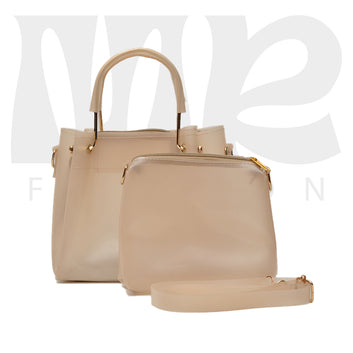 Haven Tow Pcs Handbag Transparent ( Skin )