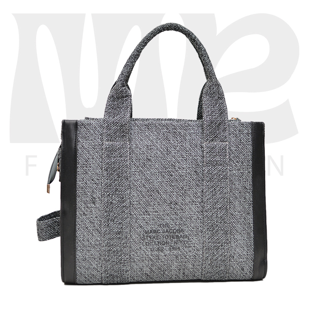 Jute Tote Bag ( Gray )