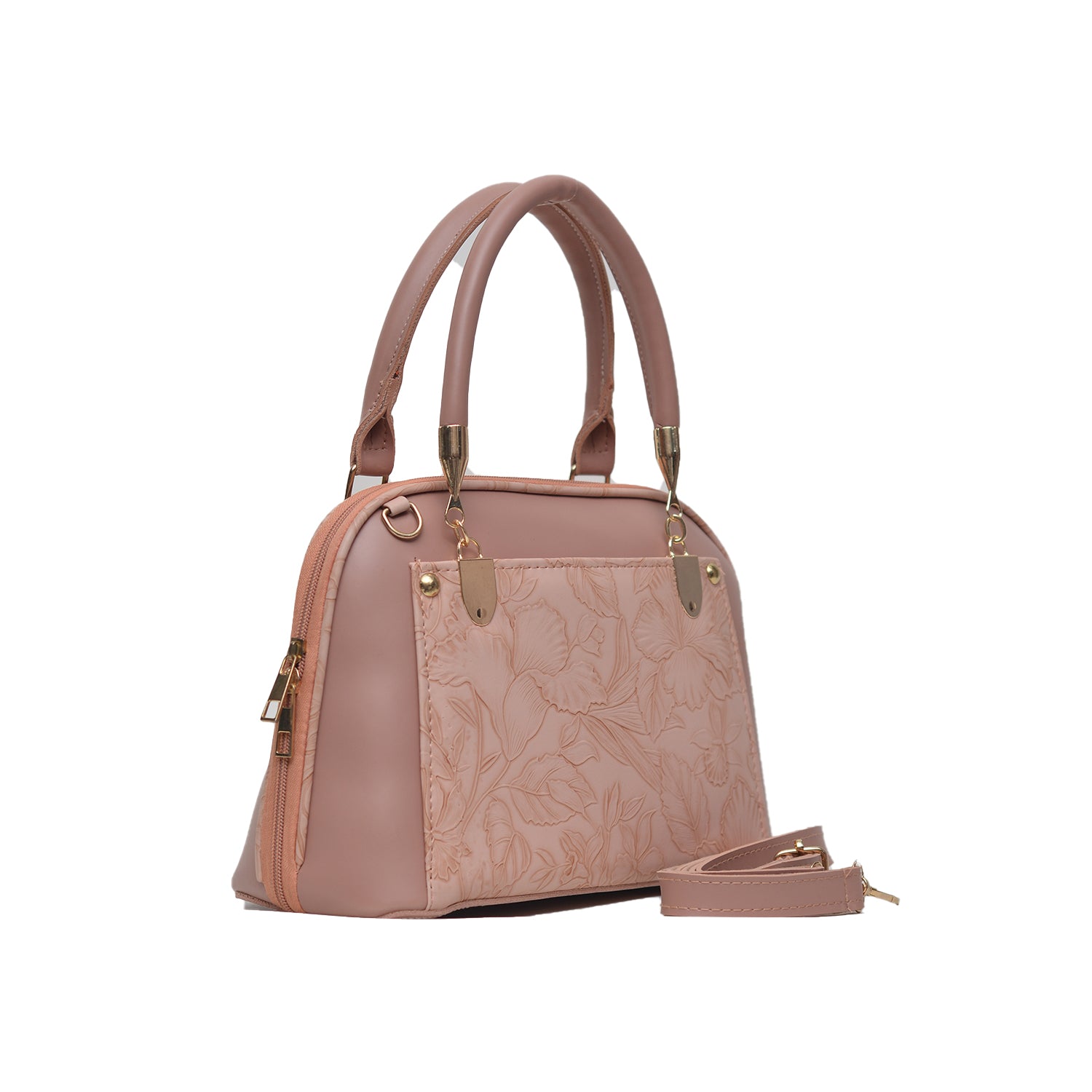 D Shape Shoulder Bag Pink