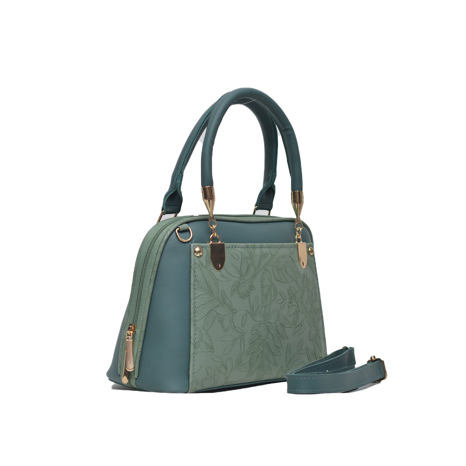 D Shape Shoulder Bag ligh green