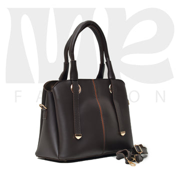 beautiful Casual hand bag dark brown