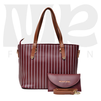 2 Pcs Large Capacity Lining Bag Set maroon