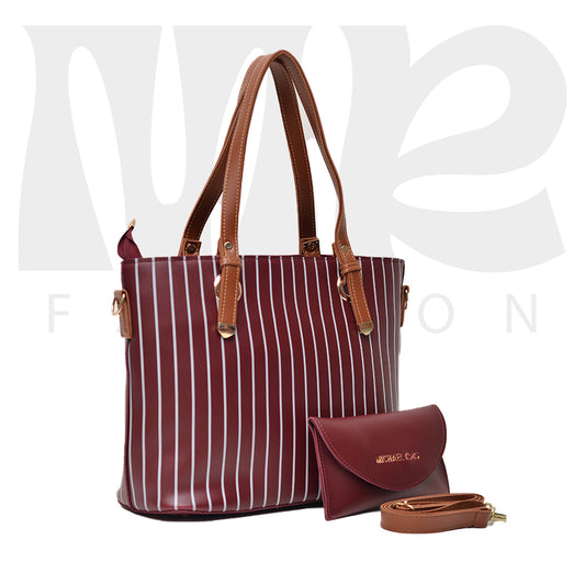 2 Pcs Large Capacity Lining Bag Set maroon