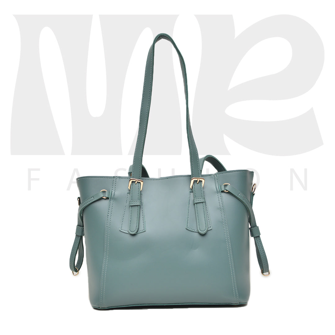 Stella Shoulder Handbag ( Light Green )