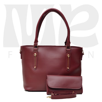 2 Pcs Large Capacity fashion Bag ( marron )