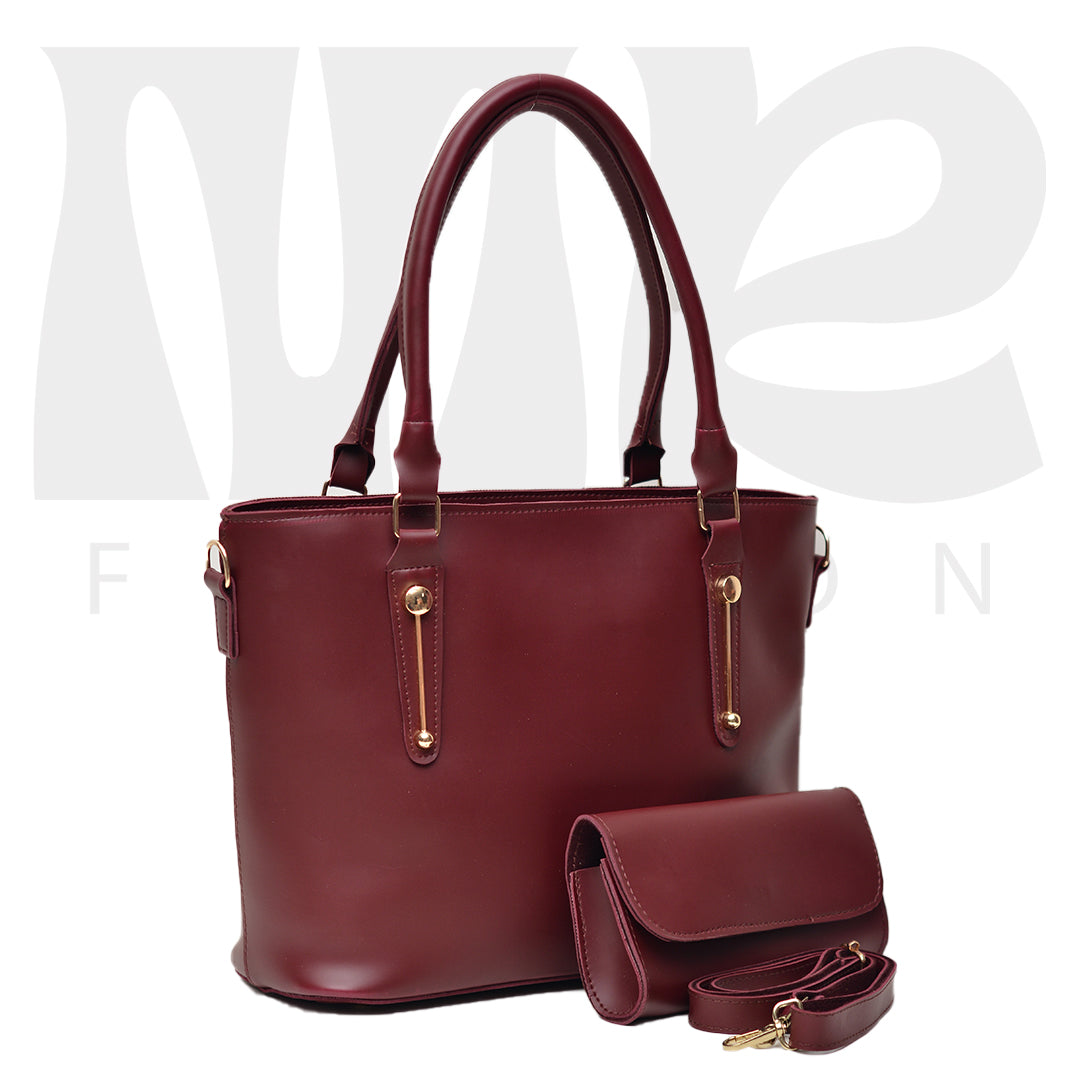 2 Pcs Large Capacity fashion Bag ( marron )