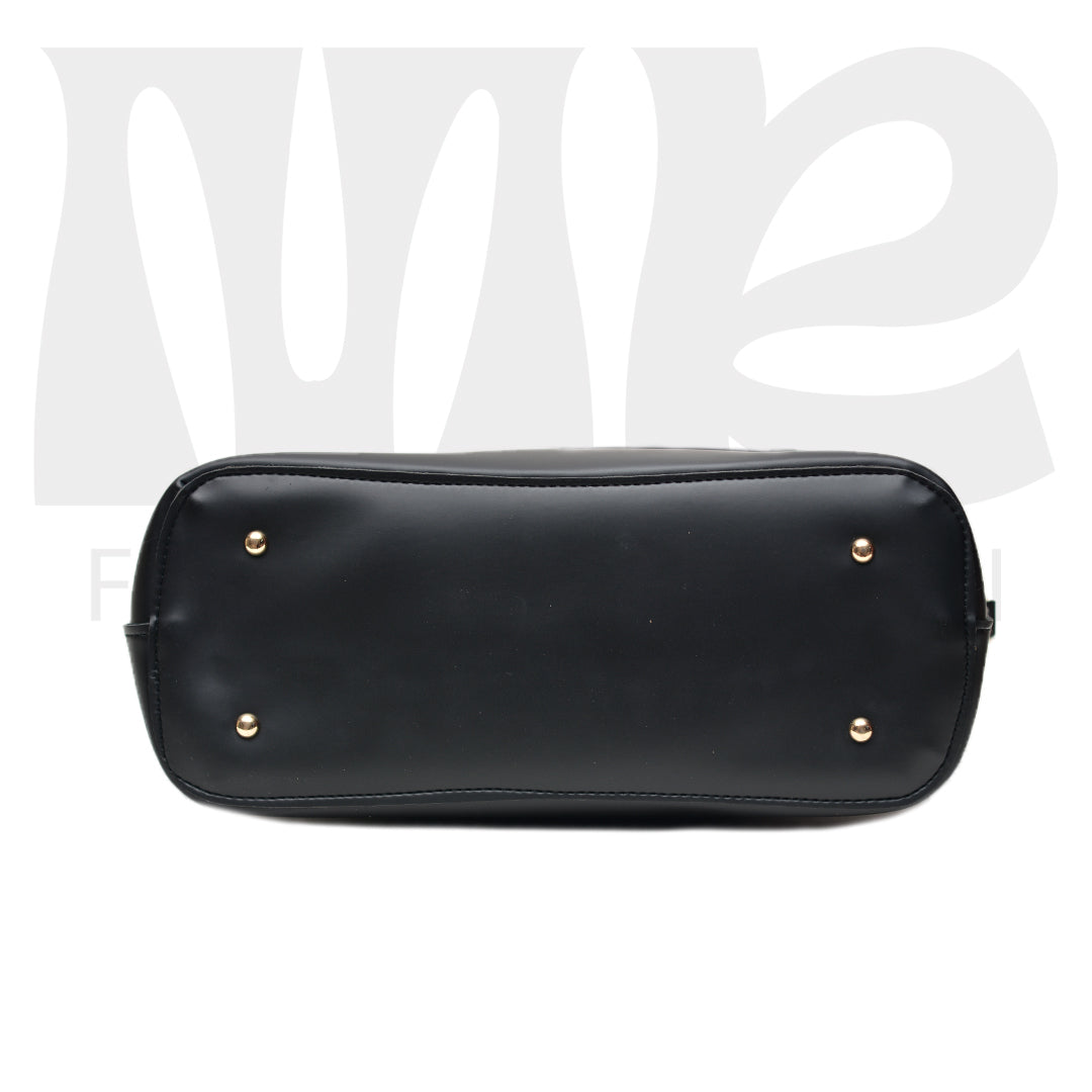 2 Pcs Large Capacity fashion Bag (Black)