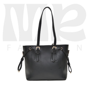 Stella Shoulder Handbag ( Black )