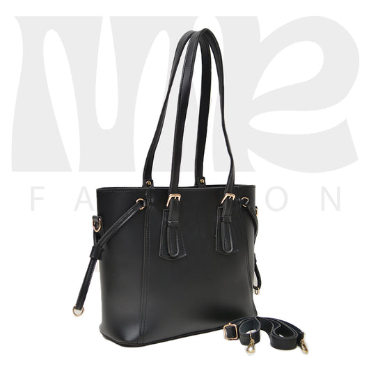 Stella Shoulder Handbag ( Black )