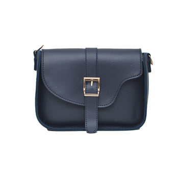 Saddle buckle bag  Crossbody Bag BLUE