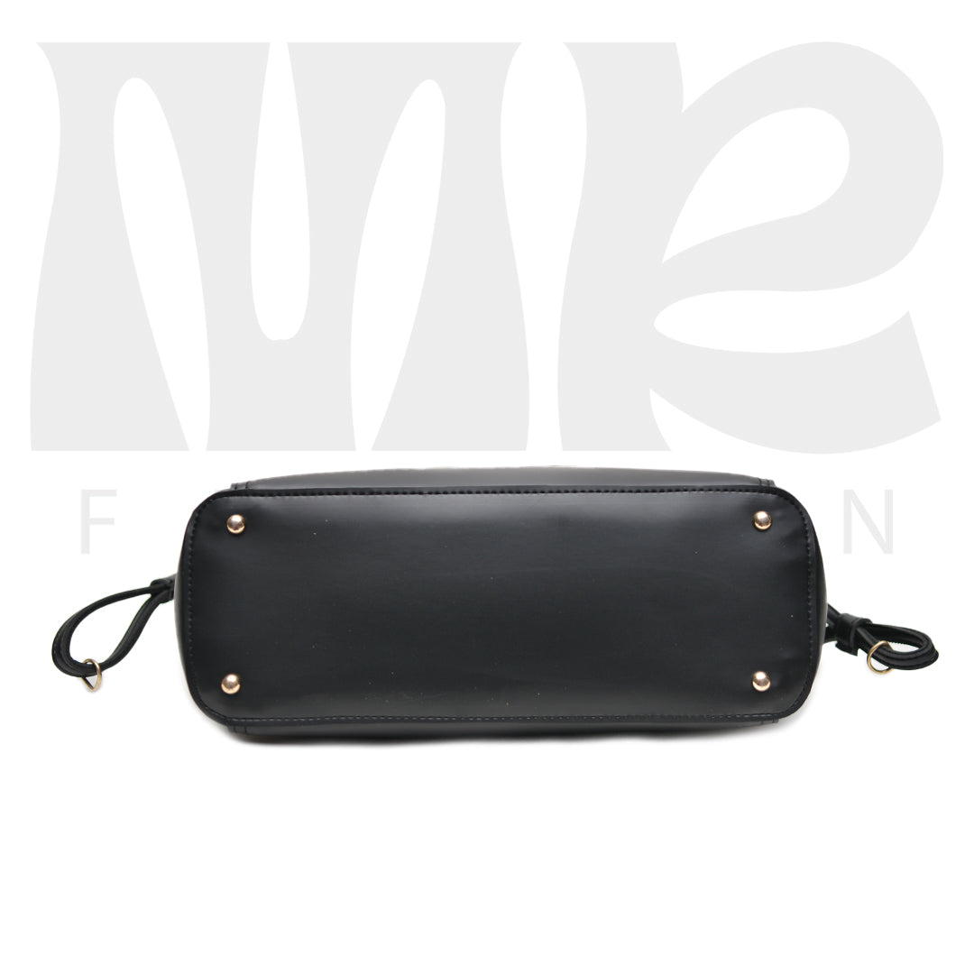 Stella Shoulder Handbag ( Black )