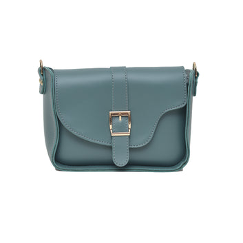 Saddle buckle bag  Crossbody Bag LIGHT GREEN