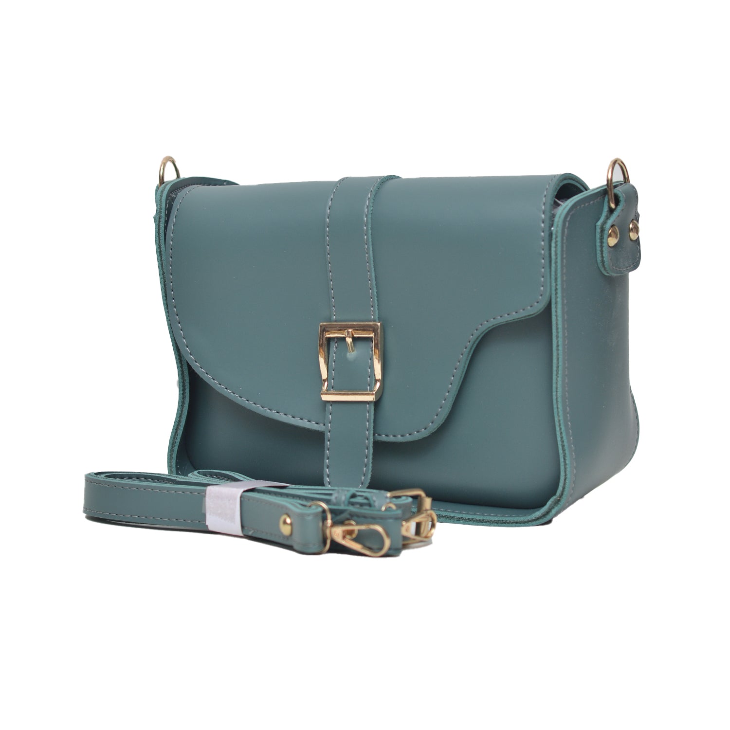 Saddle buckle bag  Crossbody Bag LIGHT GREEN