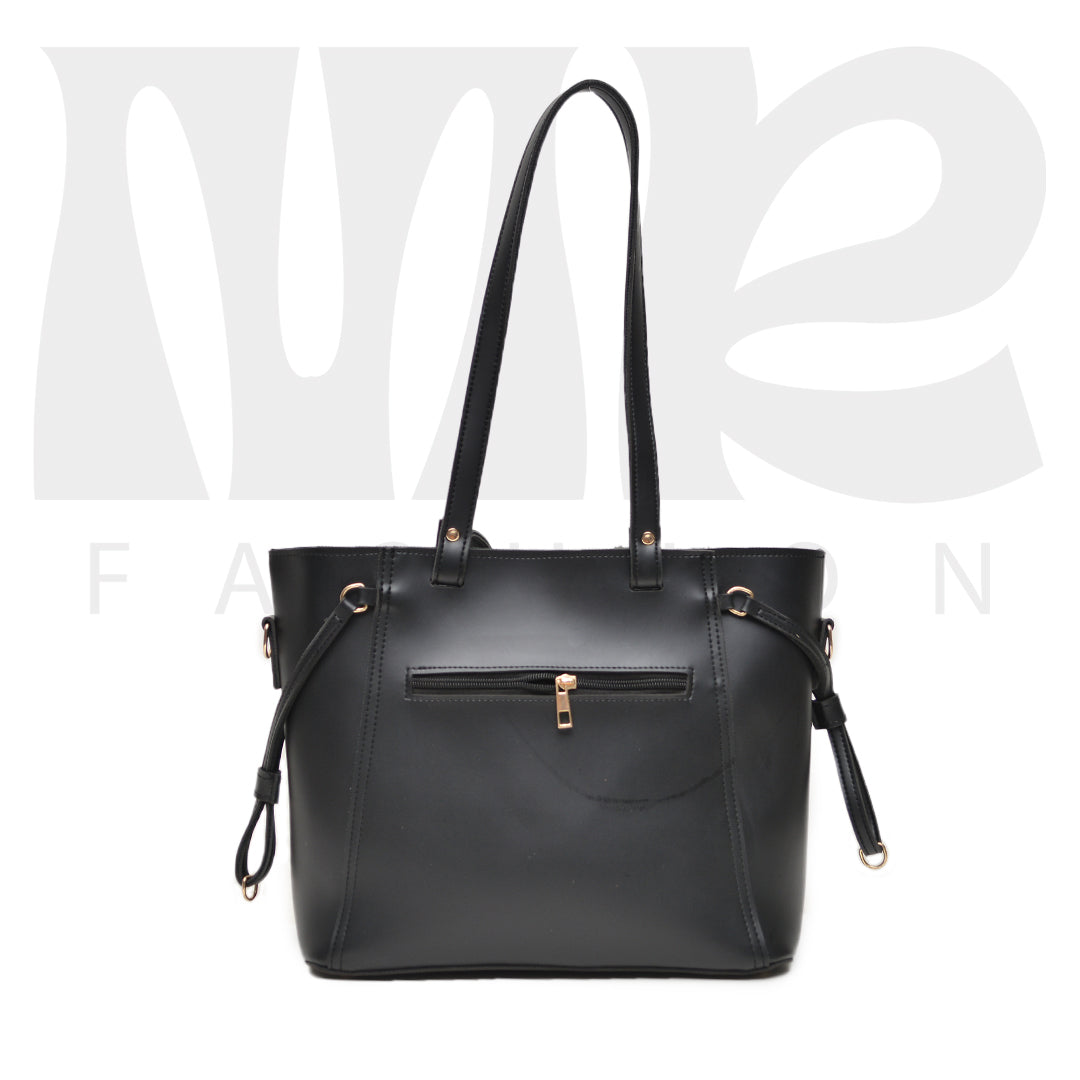 Stella Shoulder Handbag ( Black )