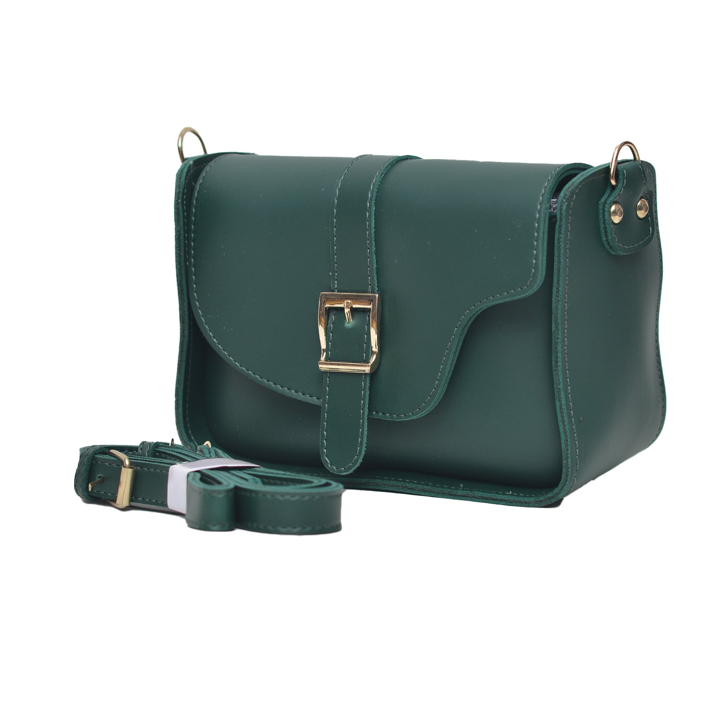 Saddle buckle bag  Crossbody Bag DARK GREEN