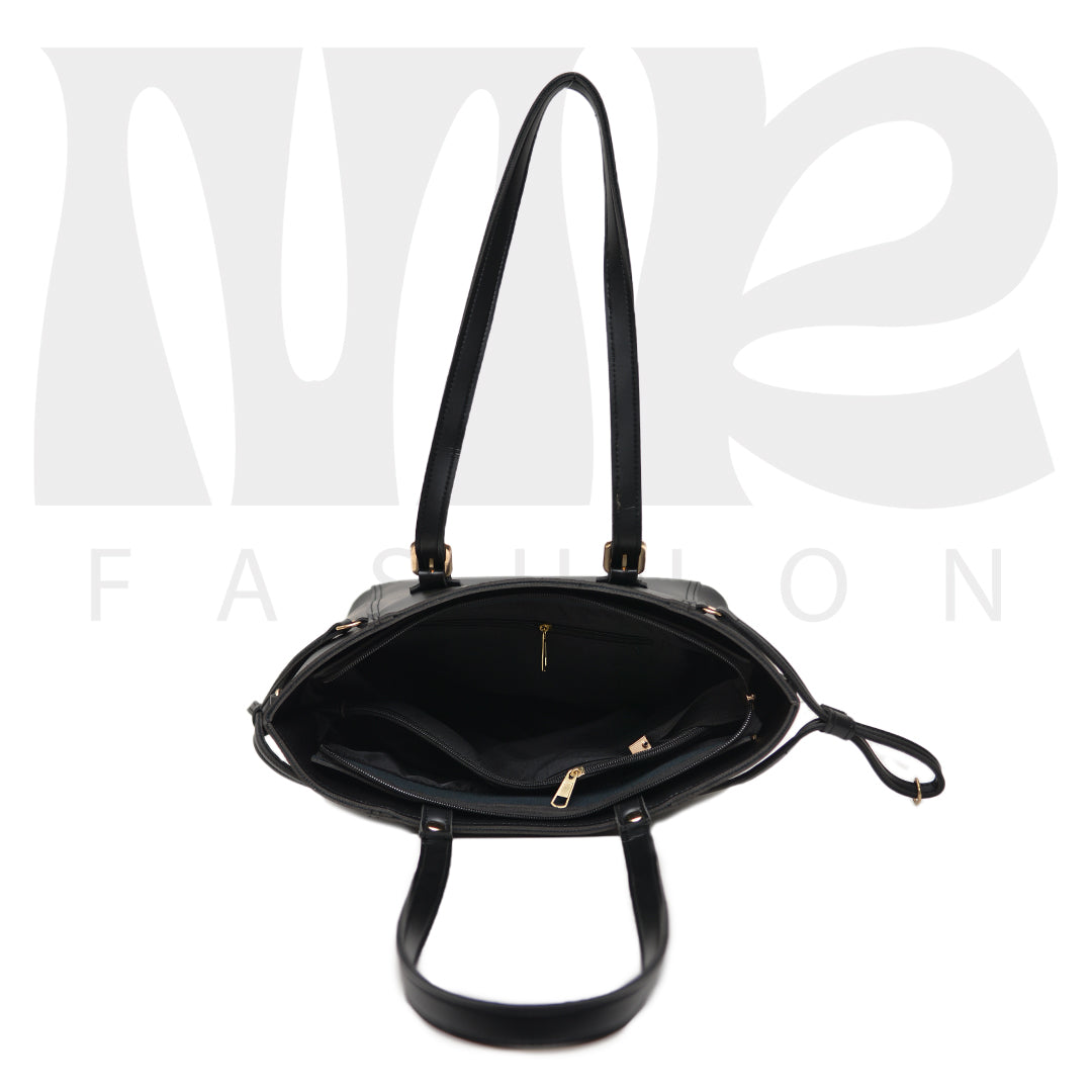 Stella Shoulder Handbag ( Black )