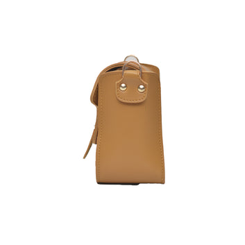 Saddle buckle bag  Crossbody Bag Mustard