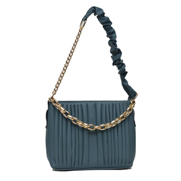 Crossbody Bag with Detachable Chain Strap Green