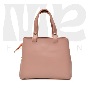 Stylish Shoulder Cary  handbag 3 pocket pink