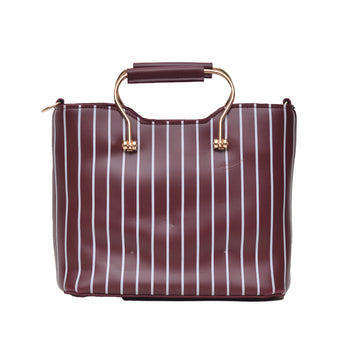 Casual  lining hand bag Maroon