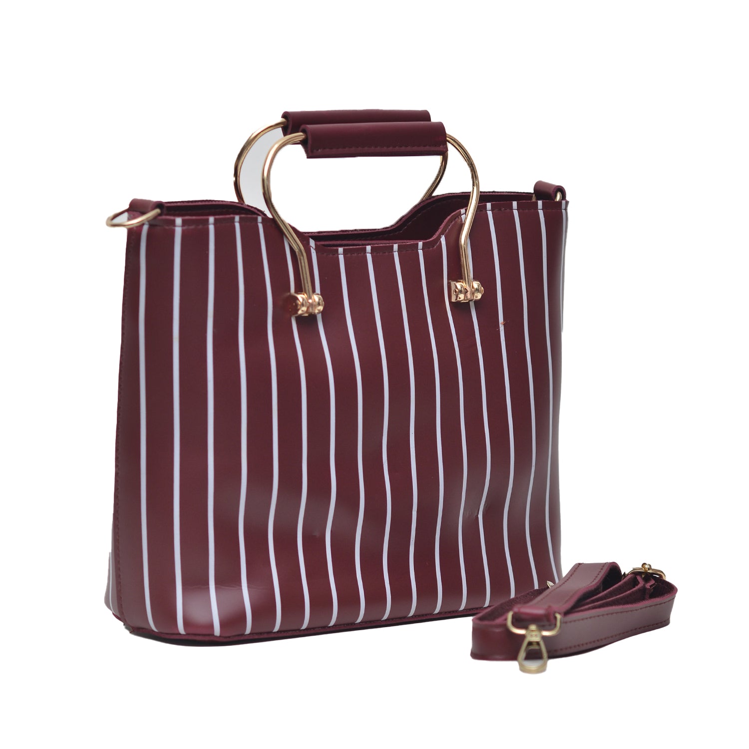 Casual  lining hand bag Maroon