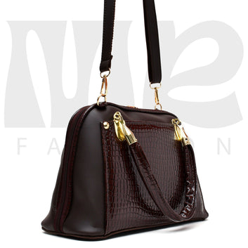 D Handbag ( Dark Brown )