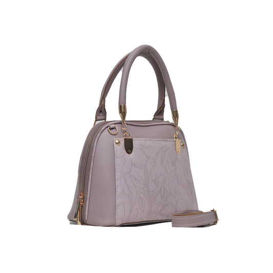 D Shape Shoulder Bag  light Purple