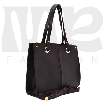 Falcon Tote Bag Three Pocket (Dark Brown)